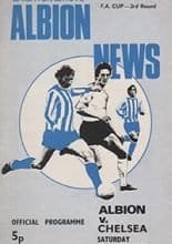 Brighton and Hove Albion v Chelsea 13-Jan-1973