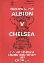 Brighton and Hove Albion v Chelsea 18-Feb-1967