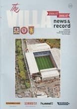 Aston Villa v Chelsea 02-Jan-2007