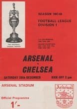Arsenal v Chelsea 30-Dec-1967