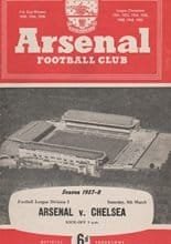 Arsenal v Chelsea 08-Mar-1958