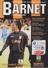 Barnet v Cheltenham Town 10-Jan-2006