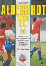 Aldershot Town v Chertsey Town 12-Jan-1993