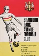 Bradford Park Avenue v Chester 16-Mar-1968
