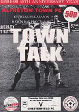Alfreton Town v Chesterfield 15-Jul-1999