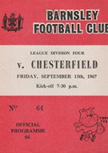 Barnsley v Chesterfield 15-Sep-1967