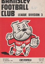 Barnsley v Chesterfield 16-Jan-1971