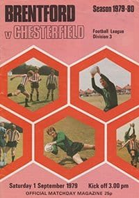 Brentford v Chesterfield 01-Sep-1979