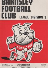 Barnsley v Chesterfield 09-Oct-1971
