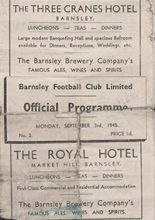 Barnsley v Chosen Eleven 03-Sep-1945