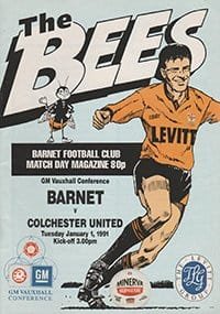 Barnet v Colchester United 01-Jan-1991