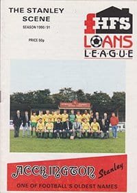 Accrington Stanley v Congleton Town 19-Jan-1991