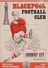 Blackpool v Coventry City 12-Dec-1970