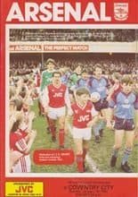 Arsenal v Coventry City 18-Jan-1987