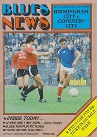 Birmingham City v Coventry City 26-Oct-1985