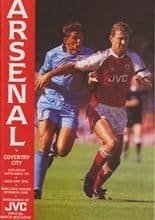 Arsenal v Coventry City 07-Sep-1991