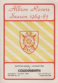 Albion Rovers v Cowdenbeath 11-May-1985