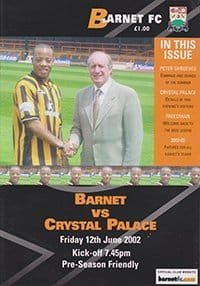 Barnet v Crystal Palace 12-Jun-2002