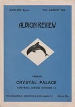 Brighton and Hove Albion v Crystal Palace 17-Aug-1974