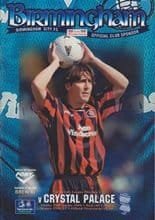 Birmingham City v Crystal Palace 18-Aug-1996