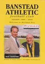 Banstead Athletic v Crystal Palace 01-Aug-2000