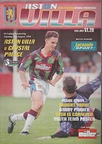 Aston Villa v Crystal Palace 27-Aug-1994