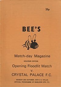 Basildon United v Crystal Palace 29-Oct-1979