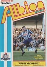 Brighton and Hove Albion v Crewe Alexandra 18-Feb-1995