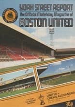 Boston United v Crewe Alexandra 20-Nov-1982