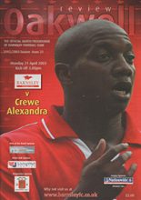 Barnsley v Crewe Alexandra 21-Apr-2003