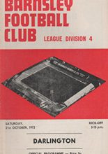Barnsley v Darlington 21-Oct-1972