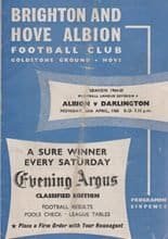 Brighton and Hove Albion v Darlington 26-Apr-1965