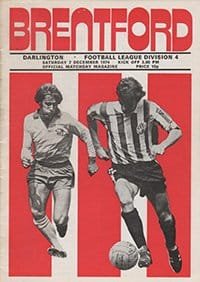 Brentford v Darlington 07-Dec-1974