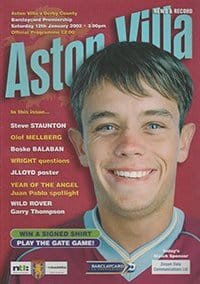 Aston Villa v Derby County 12-Jan-2002