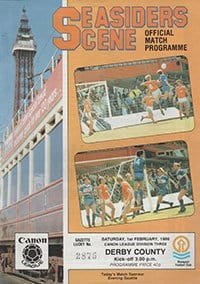 Blackpool v Derby County 01-Feb-1986