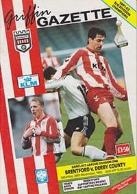 Brentford v Derby County 26-Dec-1992