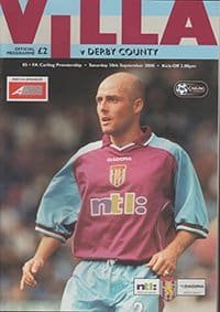 Aston Villa v Derby County 30-Sep-2000