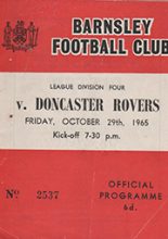 Barnsley v Doncaster Rovers 29-Oct-1965
