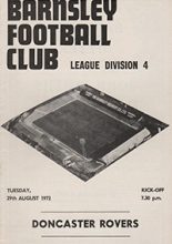 Barnsley v Doncaster Rovers 29-Aug-1972