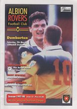 Albion Rovers v Dumbarton 07-Mar-1998