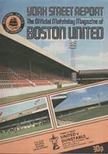 Boston United v Dunstable 31-Oct-1981