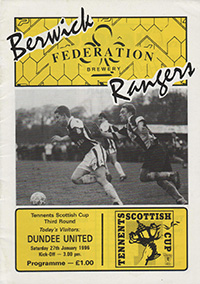 Berwick Rangers v Dundee United 27-Jan-1996