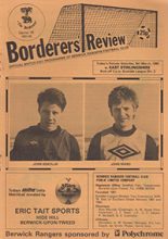 Berwick Rangers v East Stirling 09-Mar-1985