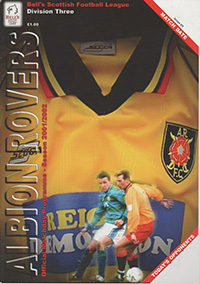 Albion Rovers v Elgin City 27-Apr-2002