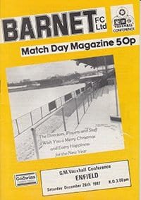 Barnet v Enfield 26-Dec-1987