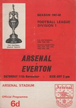 Arsenal v Everton 11-Nov-1967