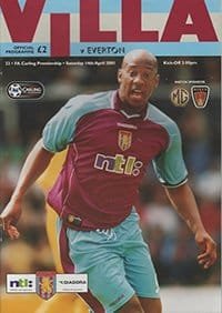 Aston Villa v Everton 14-Apr-2001
