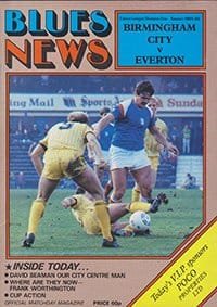 Birmingham City v Everton 18-Jan-1986