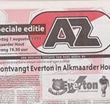 AZ 67 Alkmaar v Everton 01-Aug-1998