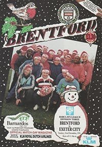 Brentford v Exeter City 22-Dec-1991